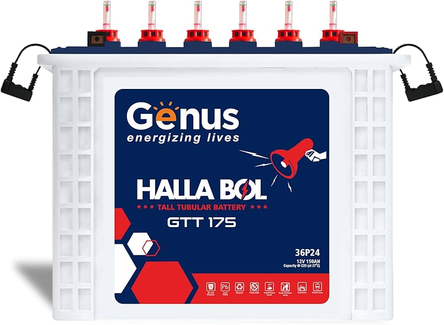 Genus 150Ah Tubular Battery